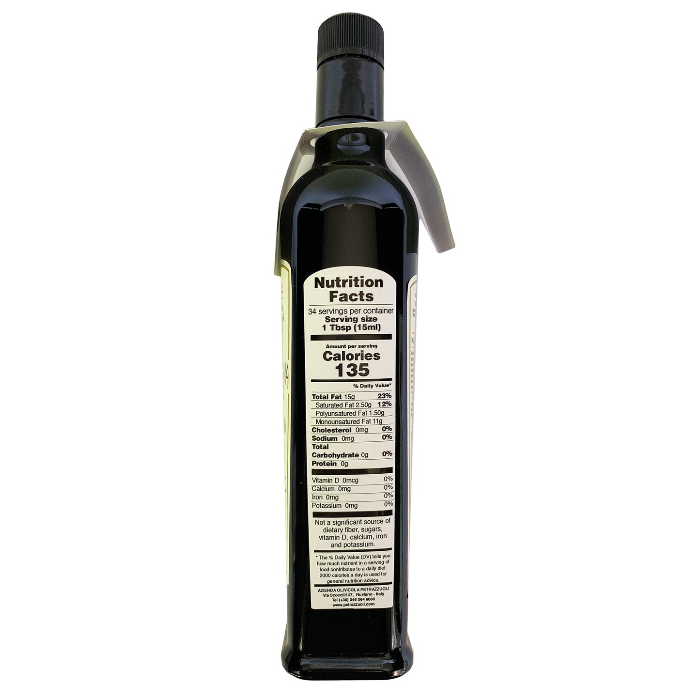 Petrazzuoli Fontana Lupo Aceite de Oliva Virgen Extra 100% Italiano (Cosecha 2021) 500ml