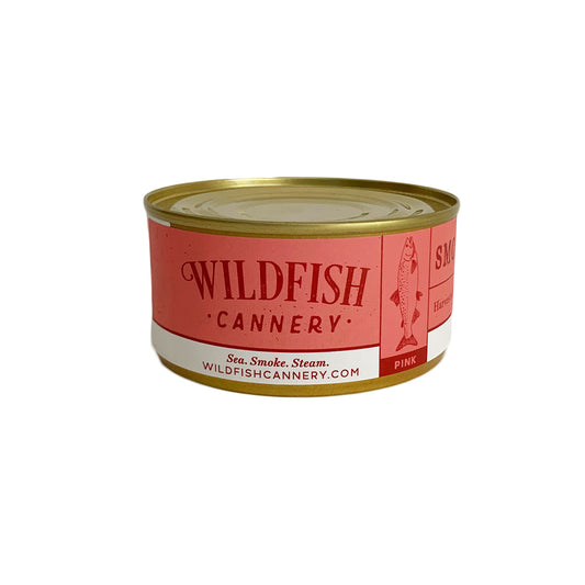 Wildfish Cannery Salmón rosado de Alaska ahumado 6 onzas