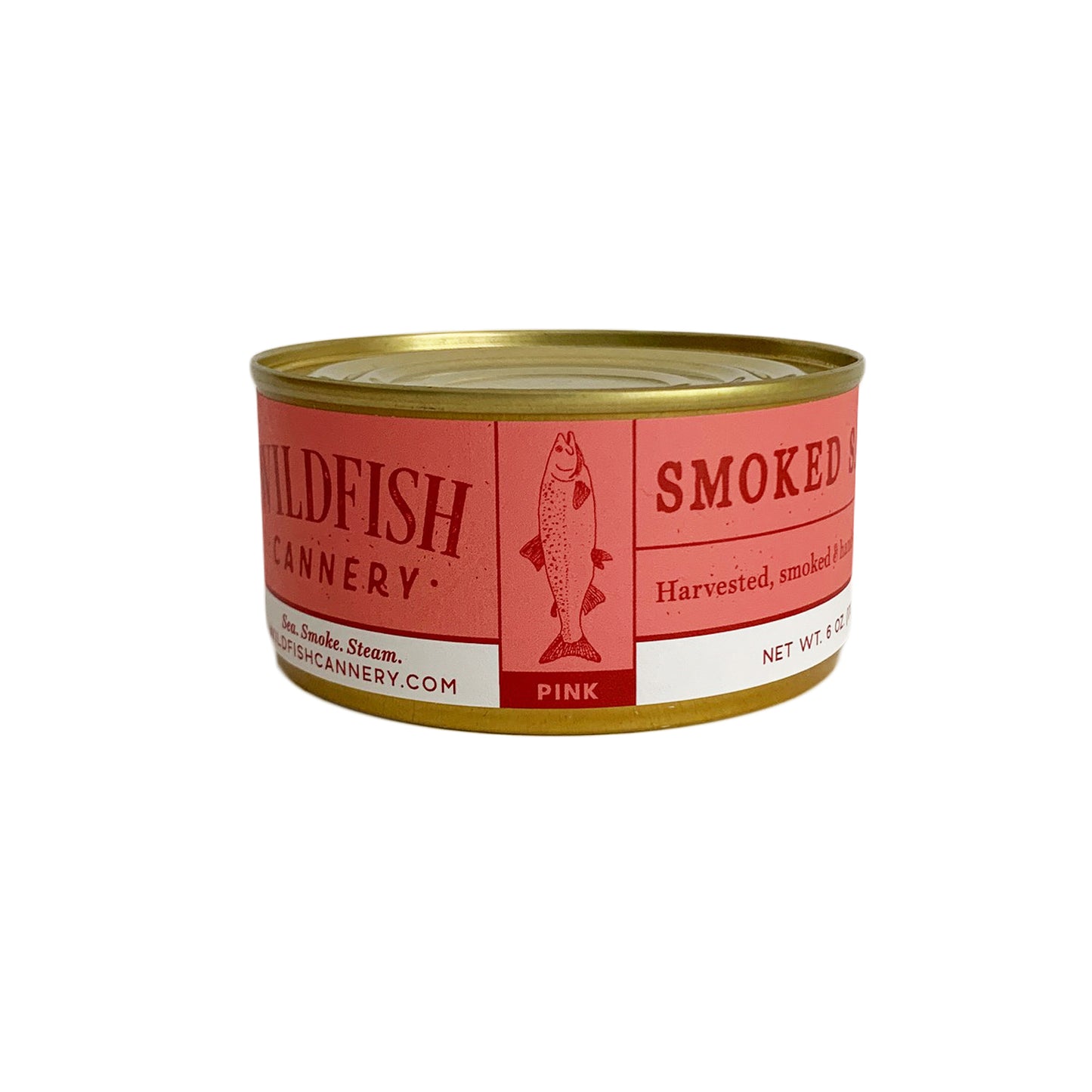 Wildfish Cannery Salmón rosado de Alaska ahumado 6 onzas