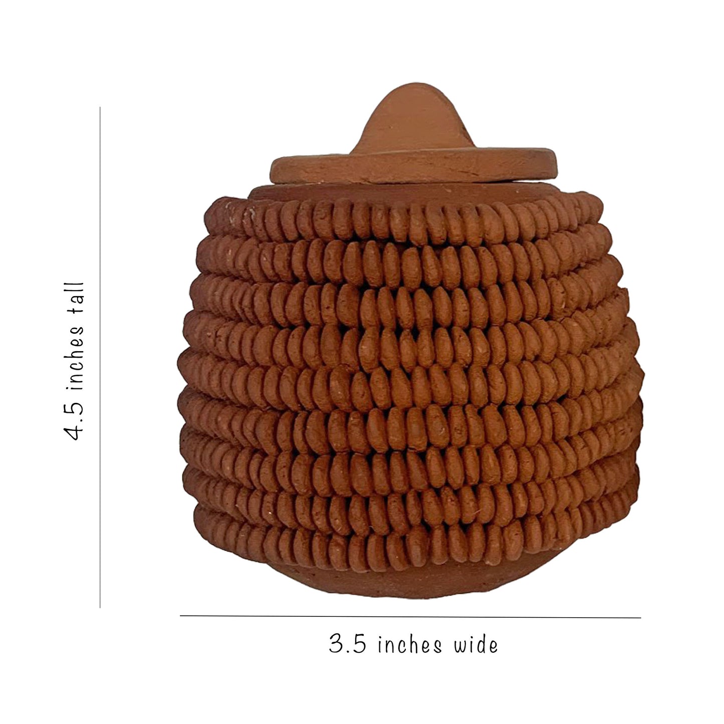 Red Clay Mexican Candles - Hand Poured Lavender Scented Soy Wax Candle - Artisan Made in Mexico