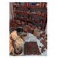 Oaxacan Red Clay Mezcal Copitas Tasting Set with or without Sal de Gusano (Agave Worm Salt)