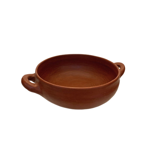 Red Clay Cooking Pot + Lid | Cazuela de Barro Rojo | 3 Quart Capacity | Handmade in Oaxaca, Mexico