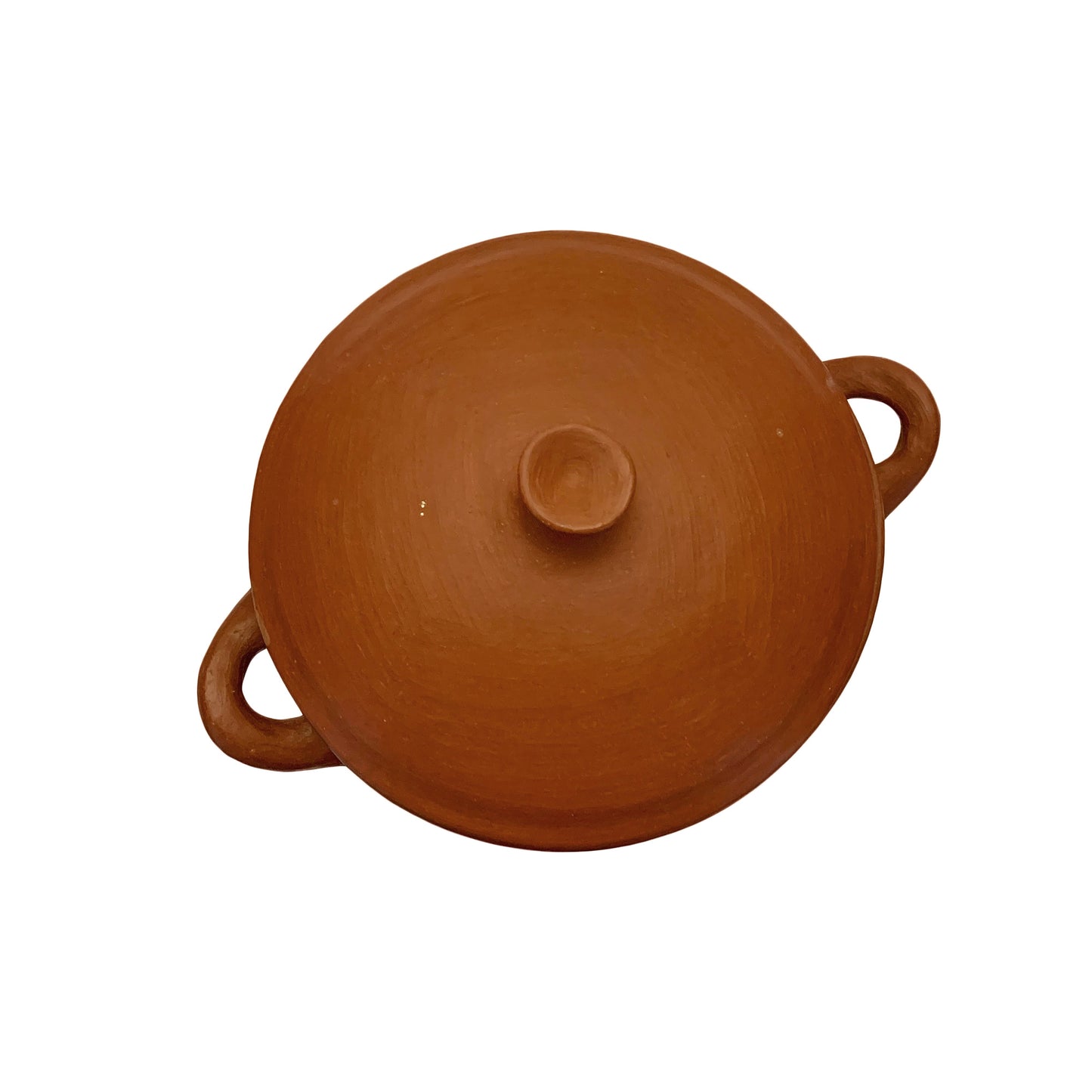 Red Clay Cooking Pot + Lid | Cazuela de Barro Rojo | 3 Quart Capacity | Handmade in Oaxaca, Mexico