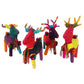 Mexican Natural Dyed Wool Reindeer Toy for Christmas Decoration, Children's Room, Mantel Decor or Table Centerpiece