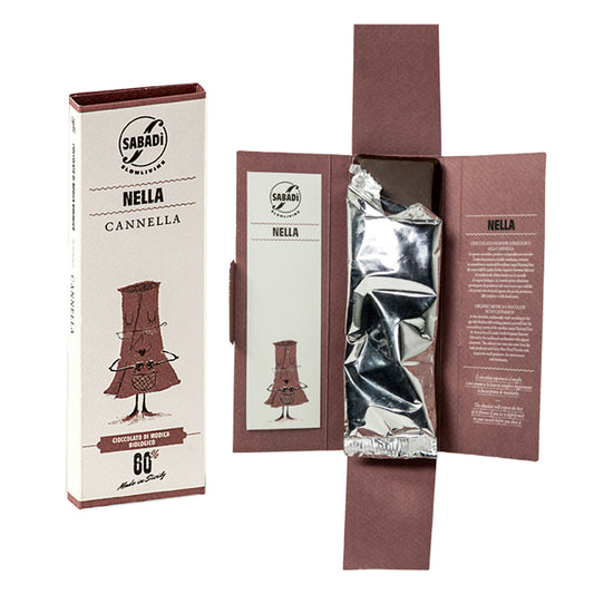 Sabadi Chocolate Modica Orgánico con Canela 1.76 oz