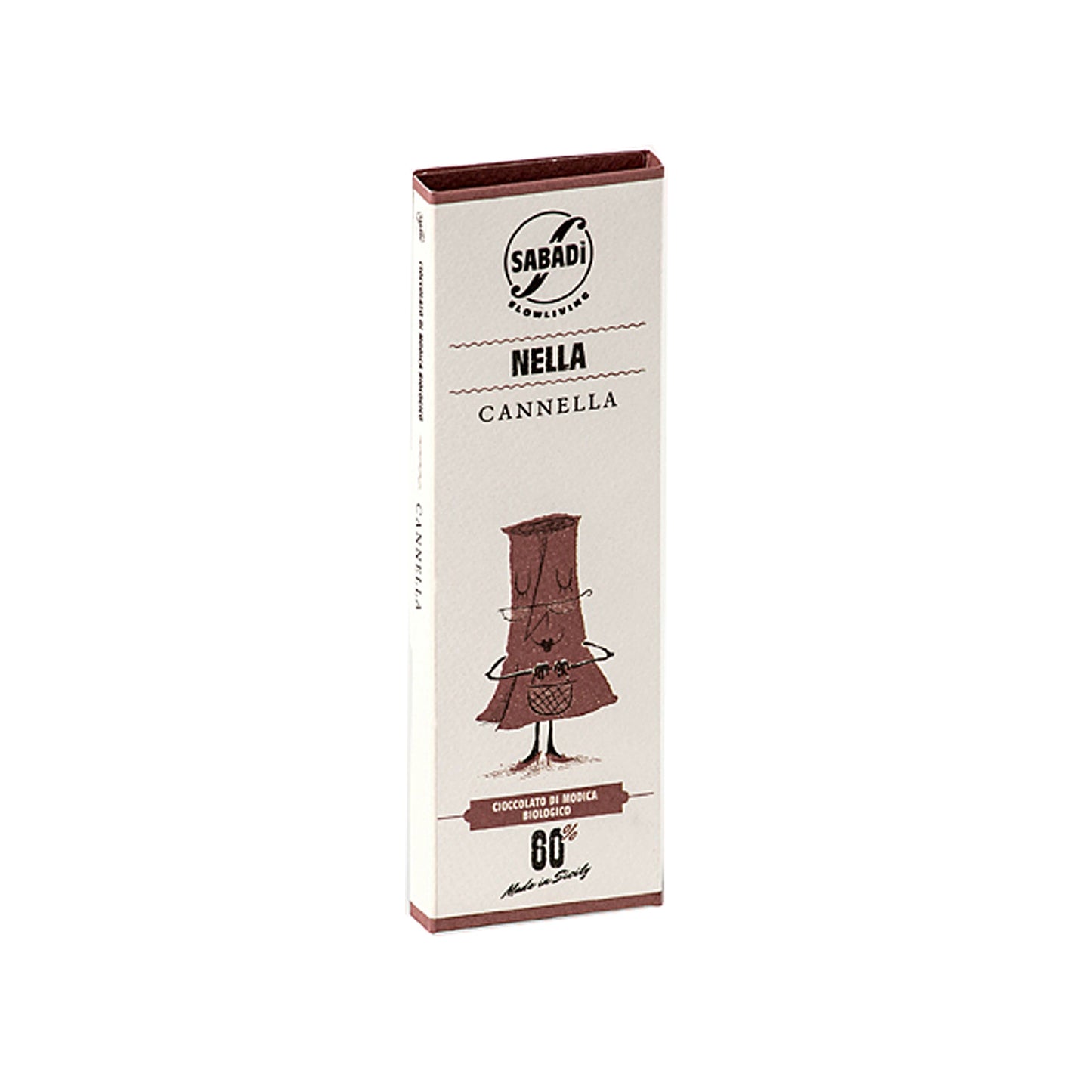 Sabadi Chocolate Modica Orgánico con Canela 1.76 oz