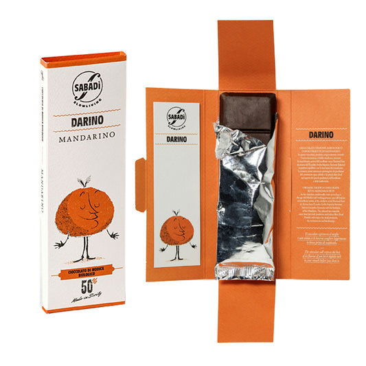 Sabadi Organic Modica Chocolate with Mandarin 1.76 oz