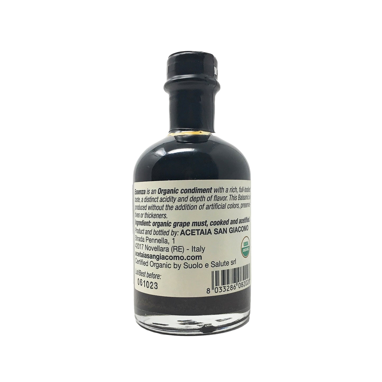 San Giacomo USDA Organic Essenza Balsamic Vinegar (Aged 8 years) 3.37 fl oz (100ml)