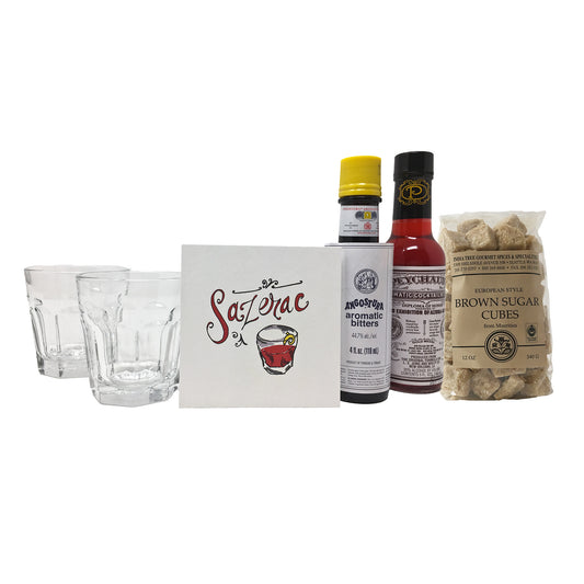 Set de regalo de cóctel Sazerac (6 artículos) 