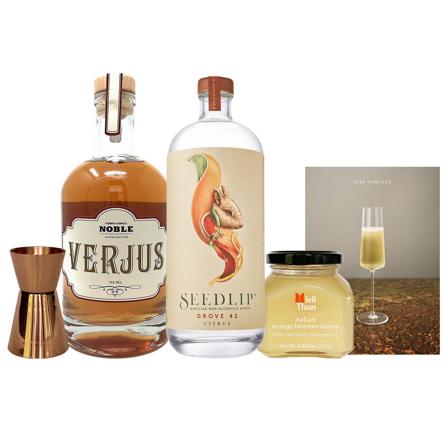 Kit vintage Seedlip Grove 1542 (5 artículos)