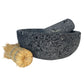 Small (8 inch) Mexican Molcajete Bowl | Hand-carved 100% Volcanic Stone | Molcajete Mexicano de Piedra Volcanica