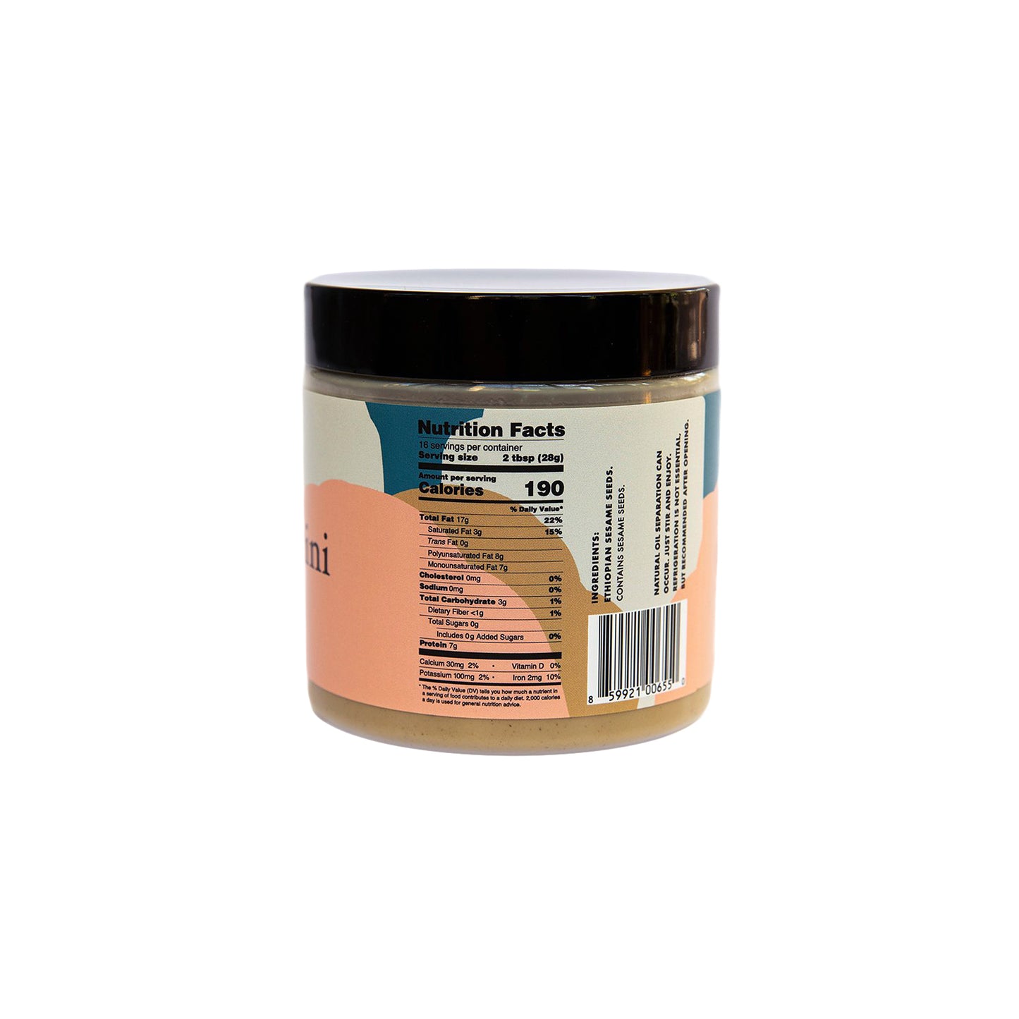 Seed + Mill Organic Tahini, 16 ounce