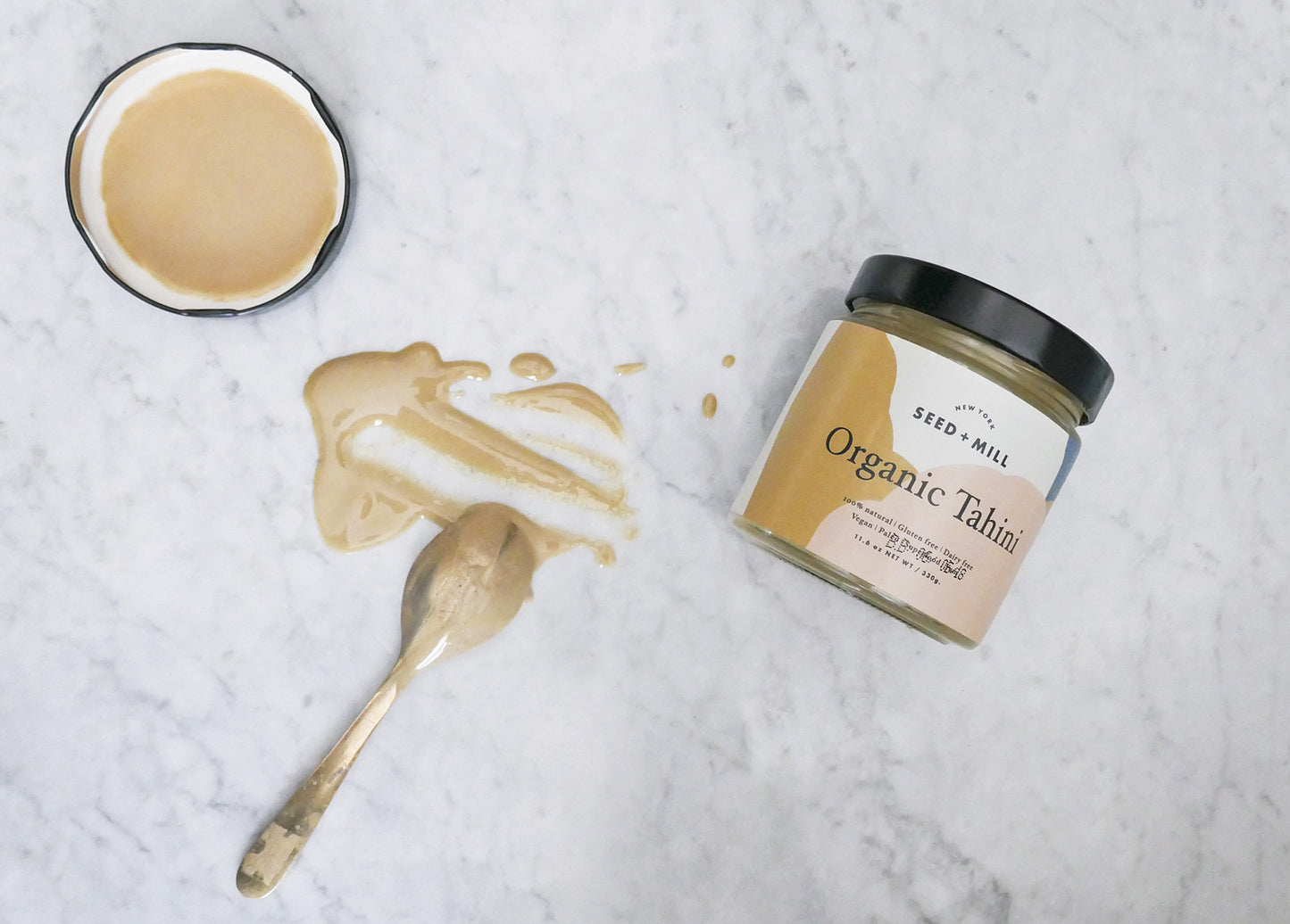 Seed + Mill Organic Tahini, 16 ounce