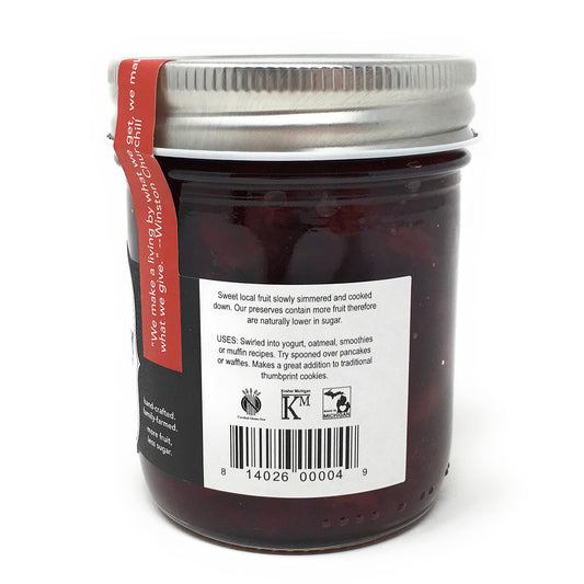 FOOD FOR THOUGHT Organic Tart Cherry Preserves, 9.5 Ounce