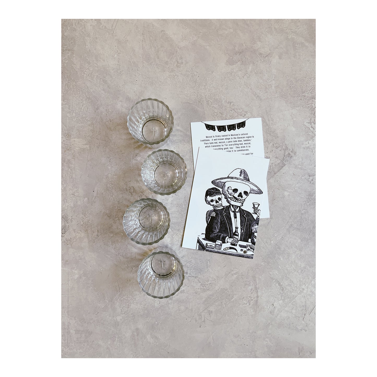 Vaso Veladora Mezcal or Tequila Shot Glasses from Mexico (Pack of 4)