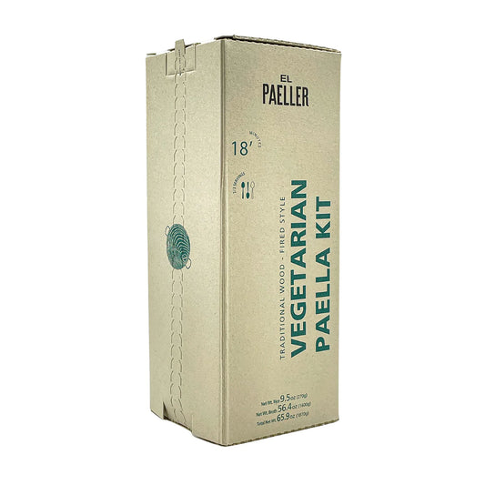 El Paeller Wood-Fired Vegetarian Paella Kit from Valencia, Spain (EU Certified Vegan)