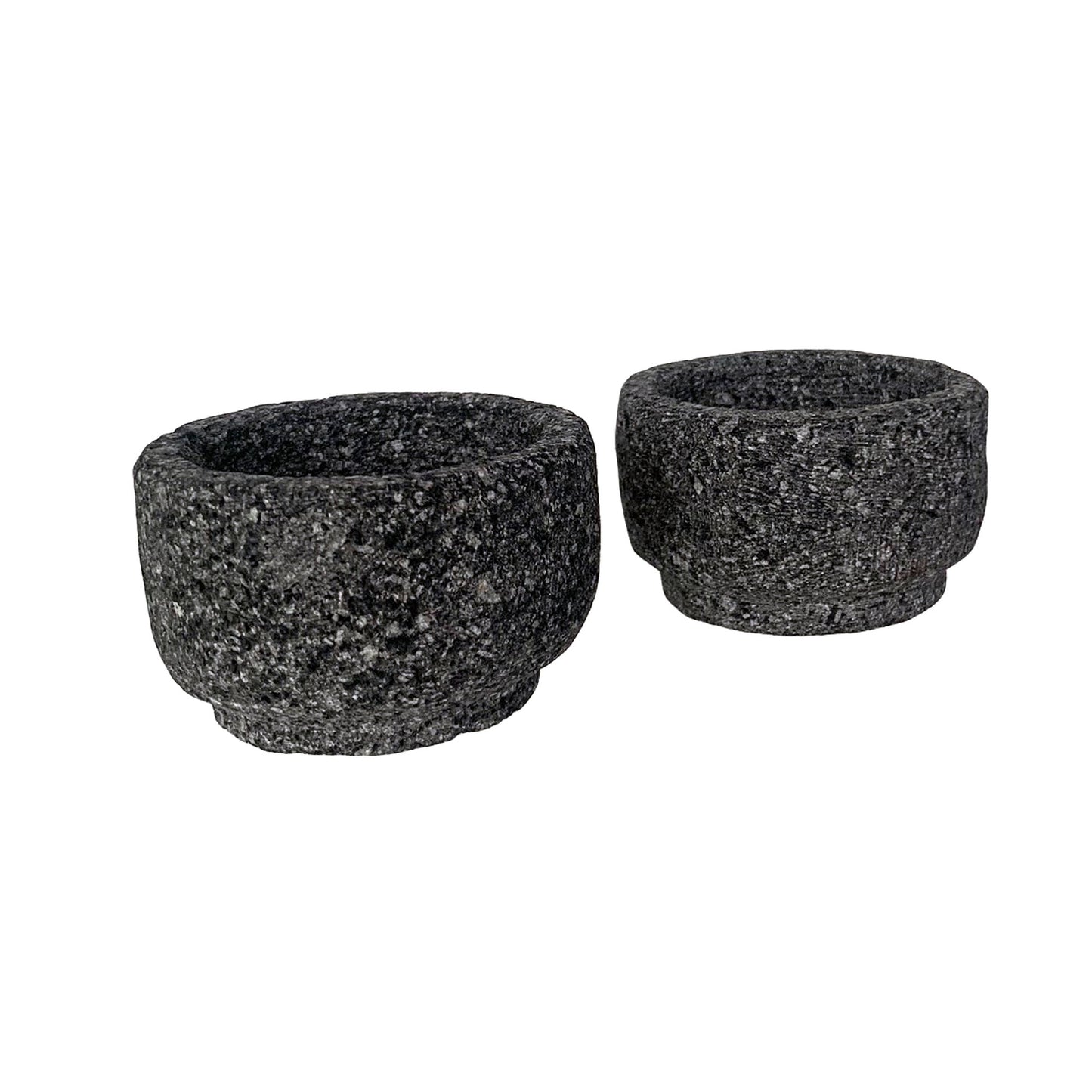 Volcanic Stone Mezcal Copitas | Stone Shot Glasses Hand Carved in Mexico | Set of 2