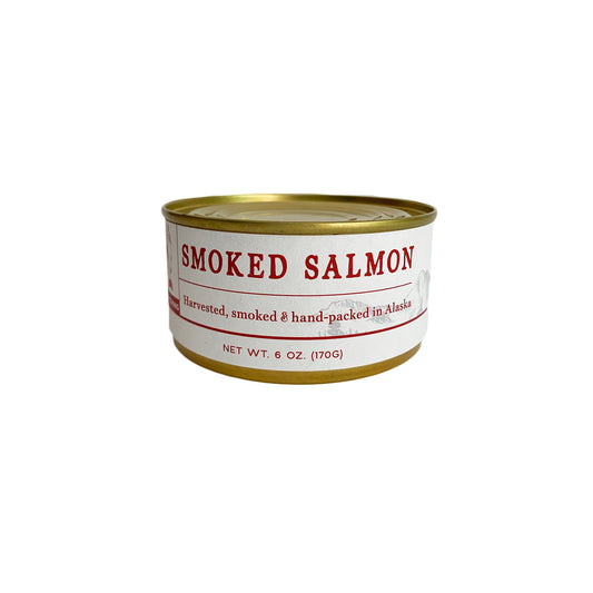 Wildfish Cannery Smoked Alaskan White King Salmon 6 Ounces