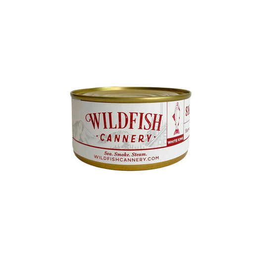Wildfish Cannery Salmón rey blanco de Alaska ahumado 6 onzas